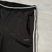 2000s Y2K Black Adidas Logo Embroidery Track Pants
