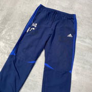 2000s Y2K Navy Adidas Logo Embroidery Track Pants