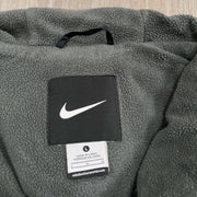 Black Nike Padded Fleece Lined Jacket Large