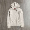 White North Face Button Down Hoodie Women's Small