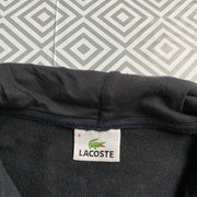 Black Lacoste Full Zip Hoodie Medium