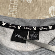 Grey Mickey Mouse Crewneck Disney Sweatshirt Women's Medium