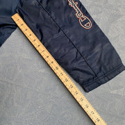 Blue Champion Fleece Lined Long Coat Jacket Large
