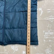 Blue First Down Puffer Jacket Large