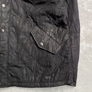 Black Barbour Quilted Jacket 2XL
