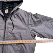 Carhartt grey reworkwerar hoode active jacket