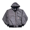 Carhartt grey reworkwerar hoode active jacket