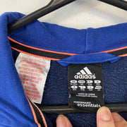 Navy Adidas zip up Hoodie Youth's Medium
