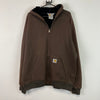 Brown Carhartt Heavyweight zip up Hoodie XXL