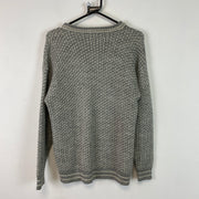 Grey Knitwear Sweater Women's Medium