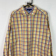 Yellow Tommy Hilfiger Button up Shirt Men's XL
