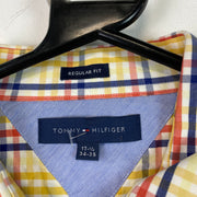 Yellow Tommy Hilfiger Button up Shirt Men's XL