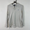 Vintage White Polo Ralph Lauren Polo Shirt Women's Large