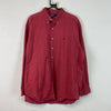 Vintage Red Polo Ralph Lauren Button up Shirt Men's XL