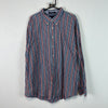 Red and Blue Tommy Hilfiger Button up Shirt Men's XXL