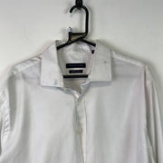 White Tommy Hilfiger Button up Shirt Men's Large