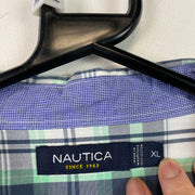 Green Nautica Button up Shirt Men's XL