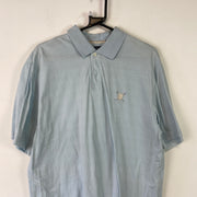 Light Blue Chaps Polo Shirt Men's Large