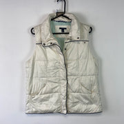 White Tommy Hilfiger Quilted Gilet Women's Large