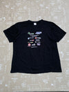 Black Graphic Print T-Shirt Men's XL