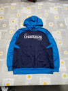 Navy NFL Chargers Polyester Hoodie Men's Large