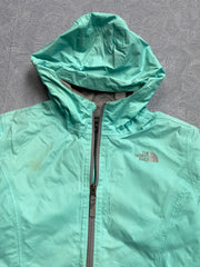 Cyan North Face Raincoat Girl's XL
