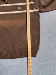 Brown Chaps Knitwear Sweater Men's Large