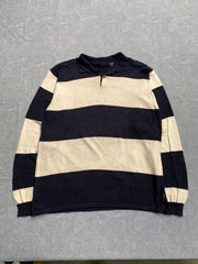 Black and White Izod Sweater Men's Large