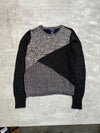 Black and Grey Chaps Knitwear Jumper Women's Large