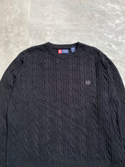 Navy Chaps Cable knit Sweater Men's XL