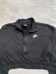 Black Nike Cropped Sweatshirt Women's Medium