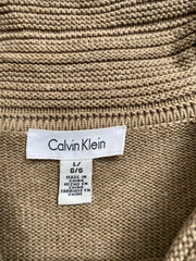 Beige Calvin Klein Jumper Women's Large