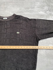Black Lacoste Knitwear Sweater Men's XL