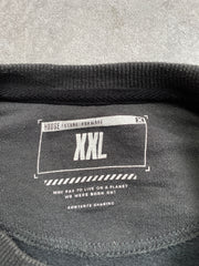 Black Graphic Print Sweatshirt Women's XXL