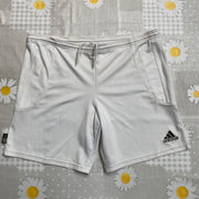 00s Y2K White Adidas Sport Shorts Men's Medium