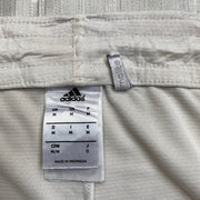 White Adidas Sport Shorts Men's Medium