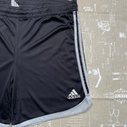00s Y2K Black and White Adidas Sport Shorts Men's XL