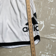Black and White Adidas Sport Shorts Women's Medium
