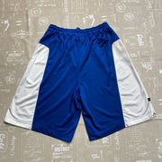 White and Blue Jordan Sport Shorts Women's Large