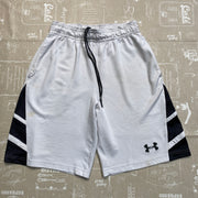 Black and White Under Armour Sport Shorts Men's Small