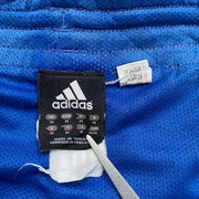 Blue and White Adidas Sport Shorts Men's Medium