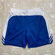 Blue and White Adidas Sport Shorts Men's Medium