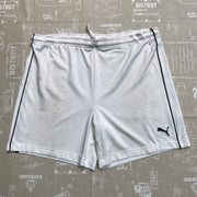 White Puma Sport Shorts Men's Medium