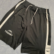 Black and White Nike Sport Shorts Women's Large