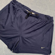 00s Y2K Navy Nike Sport Shorts Women's Large