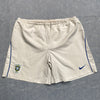 White Nike Sport Shorts Men's Large