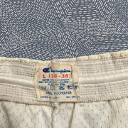 Vintage White Champion Sport Shorts Women's Large