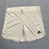 00s Y2K White Adidas Sport Shorts Men's Medium