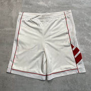 00s Y2K White Adidas Sport Shorts Men's XL
