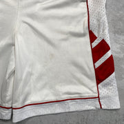 00s Y2K White Adidas Sport Shorts Men's XL
